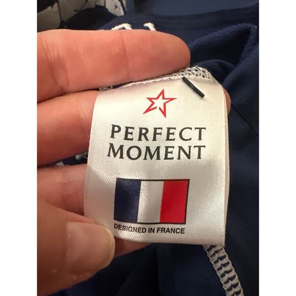 Perfect Moment Navy Polartec Wool Ski Leggings Size Large - Picture 7 of 12